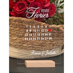 Plaque calendrier (13x18)